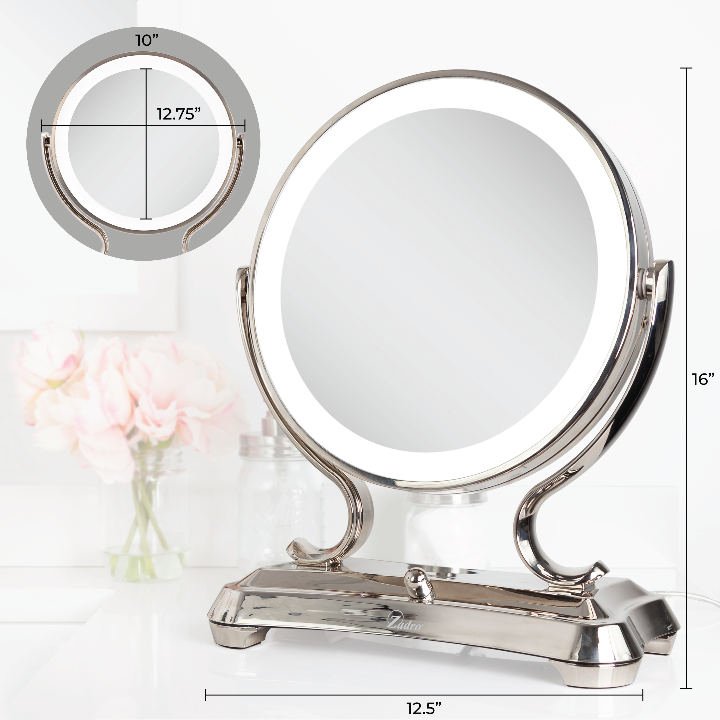 Glamour Lighted Makeup Mirror with Magnification