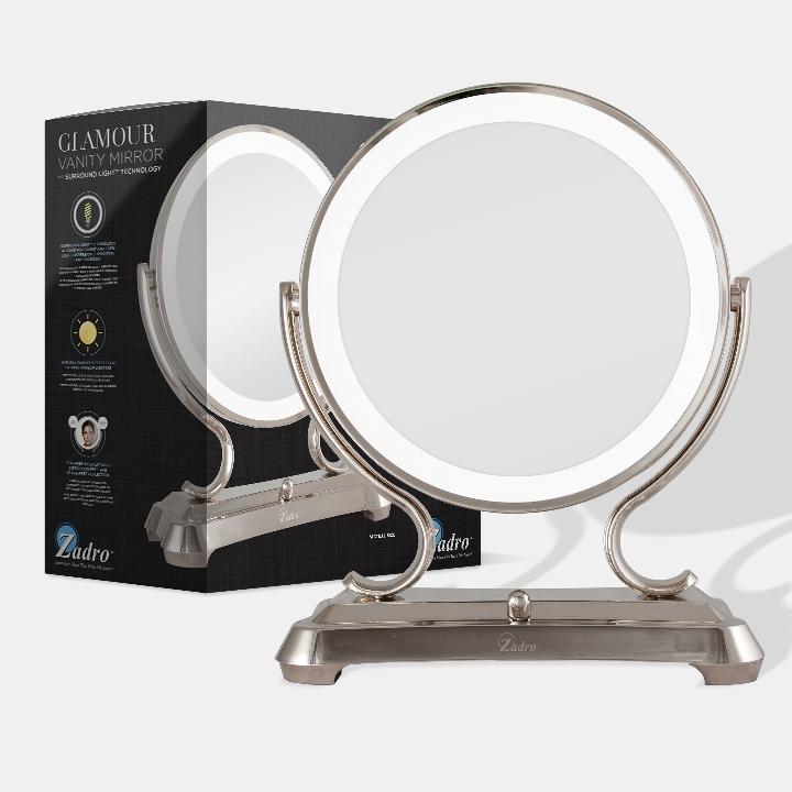 Glamour Lighted Makeup Mirror with Magnification