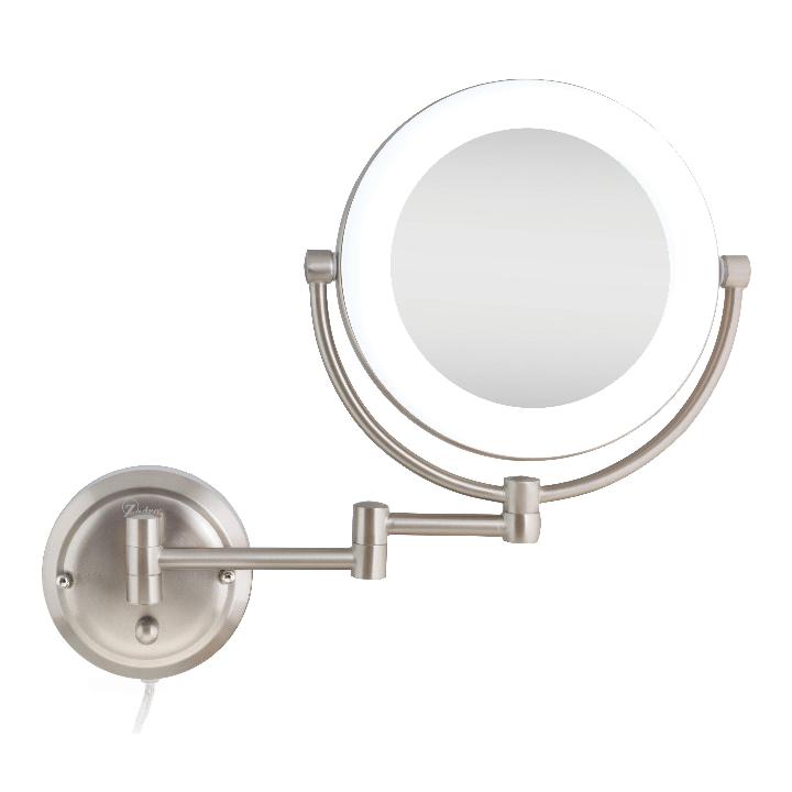 Dual Sided, Lighted Fluorescent Wall-Mount Mirror - Zadro Products