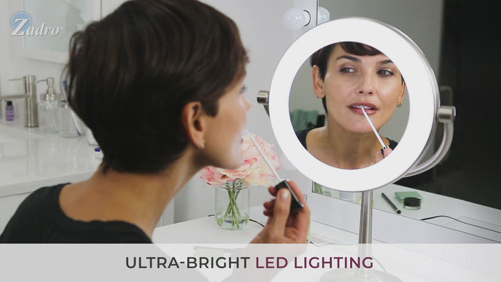 Lexington Lighted Makeup Mirror with Magnification